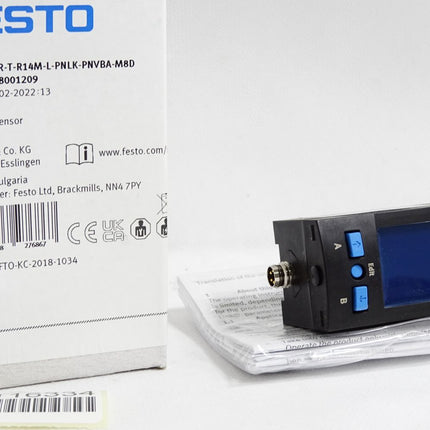 Festo 8001209 SPAU-P10R-T-R14M-L-PNLK-PNVBA-M8D Drucksensor / Neu OVP - Maranos.de
