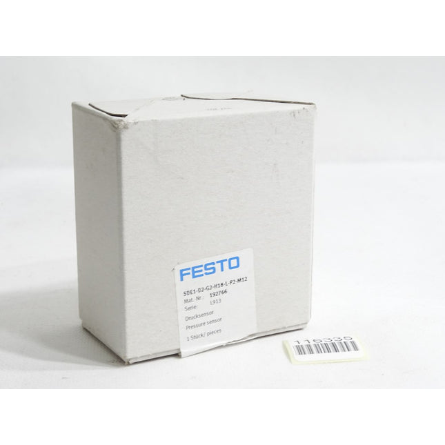 Festo 192766 SDE1-D2-G2-H18-L-P2-M12 Drucksensor / Neu OVP versiegelt - Maranos.de