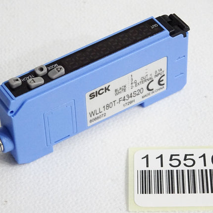 Sick 6066072 WLL180T-F434S20 Lichtleiterverstärker / Abdeckung fehlt / Unbenutzt - Maranos.de