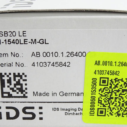 IDS Kamera DS USB20 LE UI-1540LE-M-GL USB20LE / Neu OVP - Maranos.de