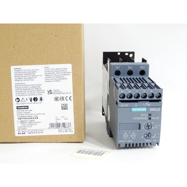 Siemens Sanftstarter 3RW3017-1BB04 / Neu OVP - Maranos.de