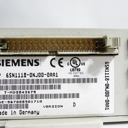 Siemens Simodrive 611 Regelungseinschub 6SN1118-0NJ00-0AA1 Version D - Maranos.de