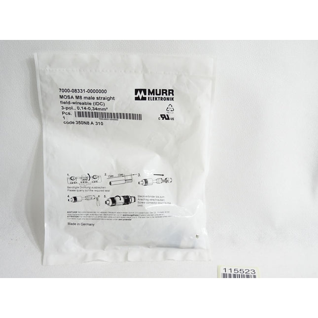 Murr Elektronik Adapter M8 7000-08331-0000000 / Neu OVP - Maranos.de