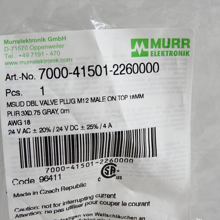 Murr Elektronik Kabel 7000-41501-2260000 / Neu OVP - Maranos.de