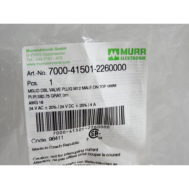 Murr Elektronik Kabel 7000-41501-2260000 / Neu OVP - Maranos.de