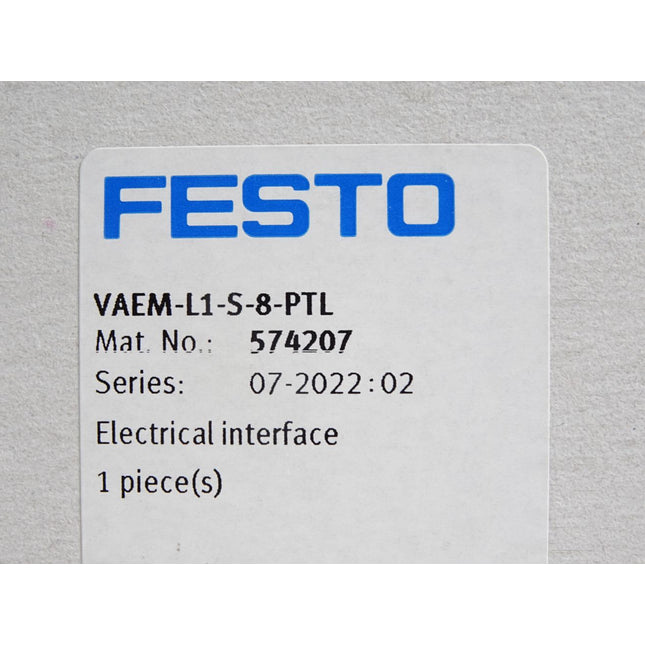 Festo 574207 Elektrik-Anschaltung VAEM-L1-S-8-PTL / Neu OVP versiegelt - Maranos.de