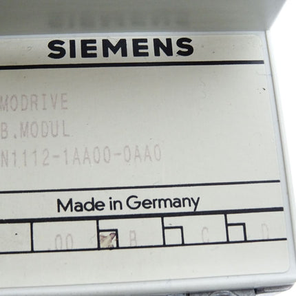 Siemens Simodrive UEB. Modul 6SN1112-1AA00-0AA0 Version B