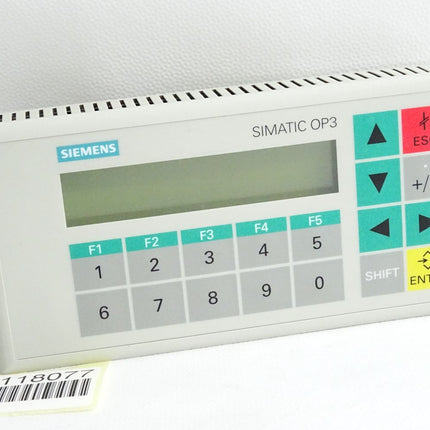 Siemens OP3 Panel 6AV3503-1DB10 6AV3 503-1DB10
