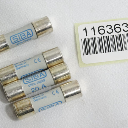 SIBA Ultra-rapid 5017906 20A 700VAC / Inhalt:4 Sicherungen / Neu - Maranos.de