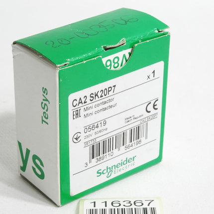 Schneider Electric Hilfsschütz CA2SK20P7 056419 / Neu OVP - Maranos.de