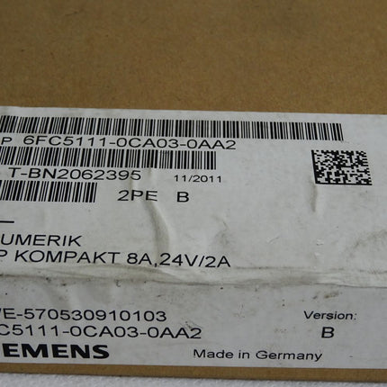 Siemens 6FC5111-0CA03-0AA2 Baugruppe für CNC DMP-kompakt / Neu OVP versiegelt - Maranos.de