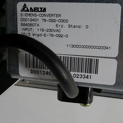 Siemens Sinumerik Bedientafel mit Display 840C/840CE 6FC5103-0AB01-0AA2 B