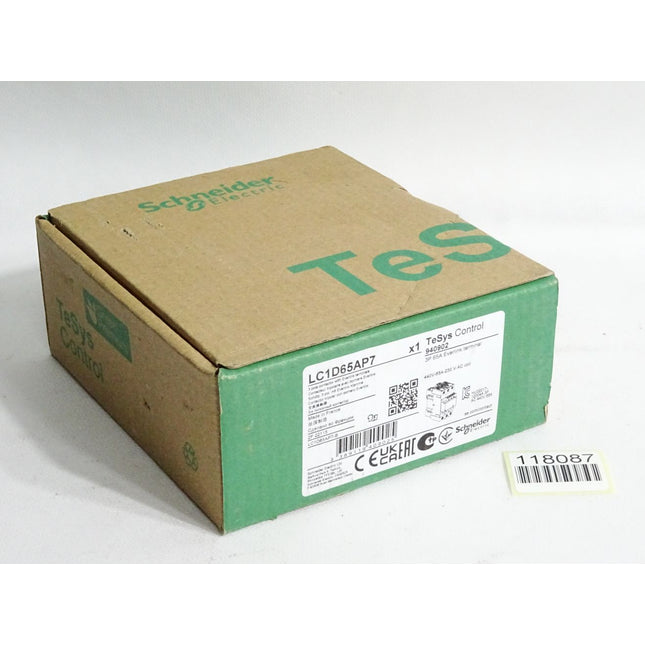 Schneider Electric TeSys Leistungsschütz LC1D65AP7 30kW 65A / Neu OVP