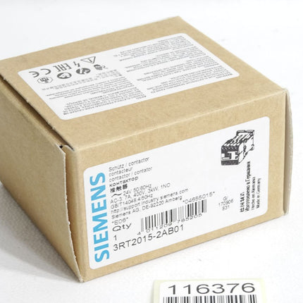 Siemens Schütz 3RT2015-2AB01 / Neu OVP - Maranos.de