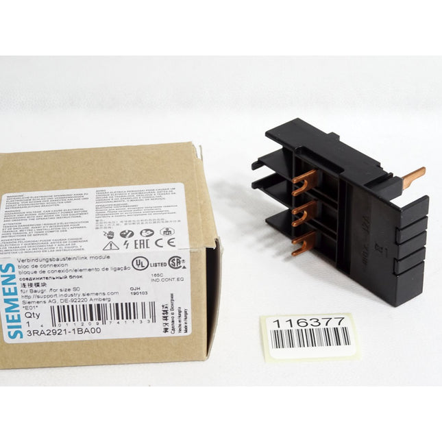 Siemens Verbindungsbaustein 3RA2921-1BA00 / Neu OVP - Maranos.de