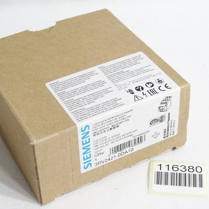 Siemens Leistungsschutzschalter 3RV2421-0DA10 / Neu OVP - Maranos.de