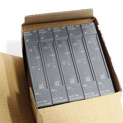 Siemens ET200S 6ES7138-4CA01-1AA0 6ES7 138-4CA01-1AA0 / Inhalt:5 Stück / Neu OVP - Maranos.de