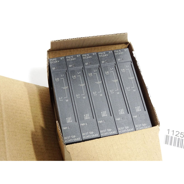 Siemens ET200S 6ES7138-4CA01-1AA0 6ES7 138-4CA01-1AA0 / Inhalt:5 Stück / Neu OVP - Maranos.de