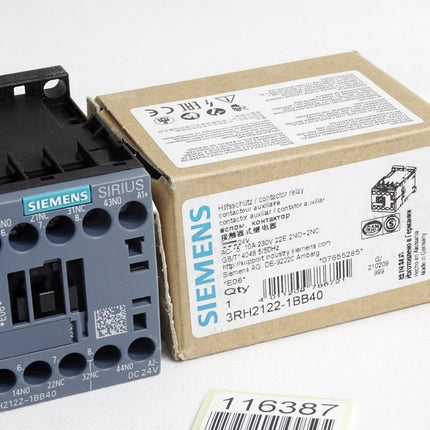 Siemens Hilfsschütz 3RH2122-1BB40 / Neu OVP - Maranos.de