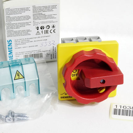 Siemens Hauptschalter NOT-AUS 3LD2203-0TK53 11.5kW / Neu OVP - Maranos.de