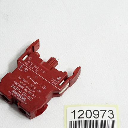 Siemens Kontaktblock 3SB1400-0C