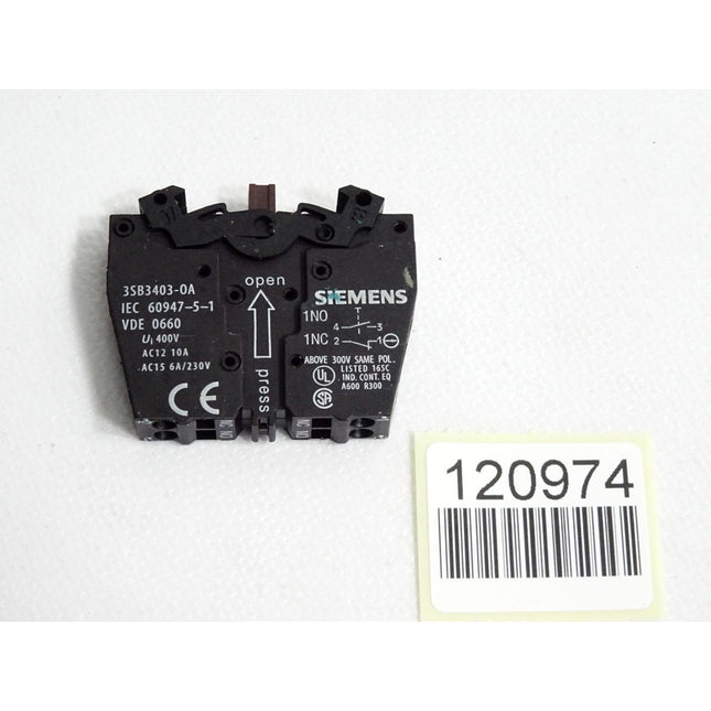 Siemens Schaltelement 3SB3403-0A