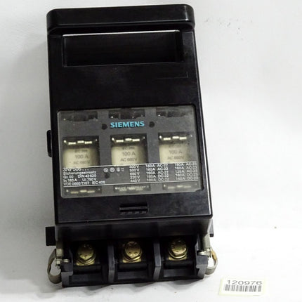 Siemens 3NP506 Sicherungseinsatz Gr.00 160A Sitor 3NE8021 100A 660VAC