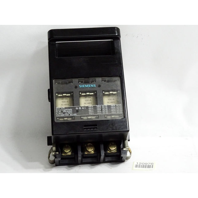 Siemens 3NP506 Sicherungseinsatz Gr.00 160A Sitor 3NE8021 100A 660VAC