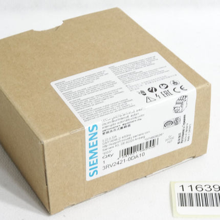 Siemens Leistungsschalter 3RV2421-0DA10 / Neu OVP - Maranos.de