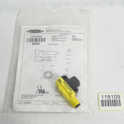 Banner QS18VP6RQ8 Optoelektronischer Allzwecksensor / Neu OVP