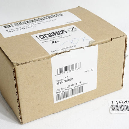 Phoenix Contact 2964319 DEK-TR/INV / Inhalt:10 Stück / Neu OVP - Maranos.de