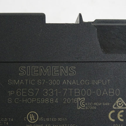 Siemens S7-300 Analog Input 6ES7331-7TB00-0AB0 6ES7 331-7TB00-0AB0 - Maranos.de