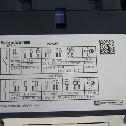 Schneider Electric LC1D40A Leistungsschütz - Maranos.de