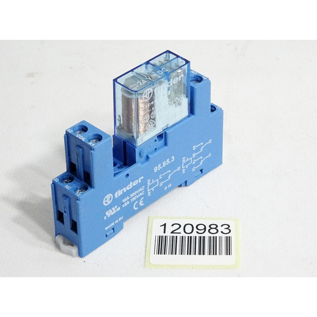 Finder Relais 40.52 8A 24VDC 250VAC + Sockel 95.85.3