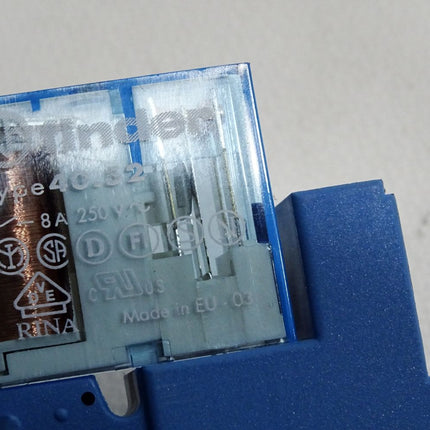 Finder Relais 40.52 8A 24VDC 250VAC + Sockel 95.85.3 - Maranos.de