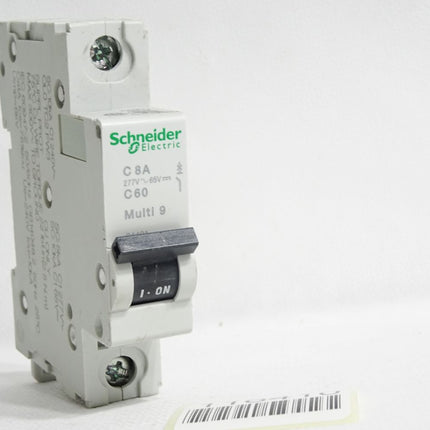 Schneider C8A C60 Multi9 Leitungsschutzschalter 24431 UL1077 1P 8A / Unbenutzt - Maranos.de