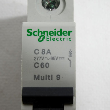Schneider C8A C60 Multi9 Leitungsschutzschalter 24431 UL1077 1P 8A / Unbenutzt - Maranos.de