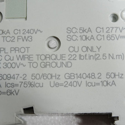 Schneider C8A C60 Multi9 Leitungsschutzschalter 24431 UL1077 1P 8A / Unbenutzt - Maranos.de