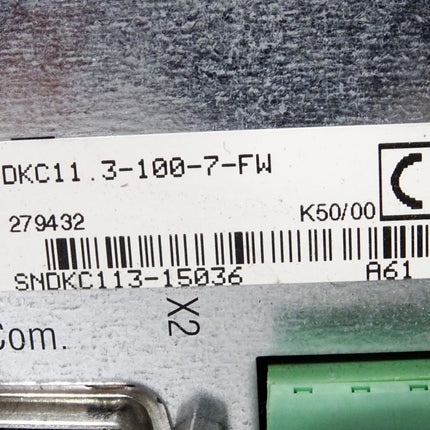 Rexroth Indramat Eco Drive DKC11.3-100-7-FW R911279432 Frontbdeckung beschädigt - Maranos.de