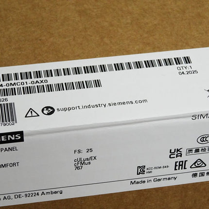 Siemens TP1200 Comfort Panel 6AV2124-0MC01-0AX0 6AV2 124 / Neu OVP versiegelt