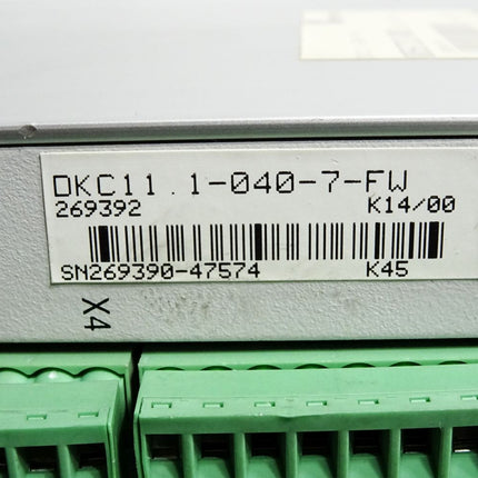 Rexrot Indramat EcoDrive AC Servo Controller DKC11.1-040-7-FW R911269392 - Maranos.de