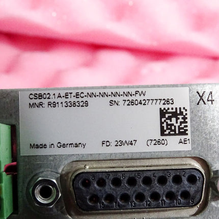 Rexroth R911338329 CSB02.1A-ET-EC-NN-NN-NN-NN-FW FWA-INDRV-MPB-20VRS-D5-1 347141 - Maranos.de