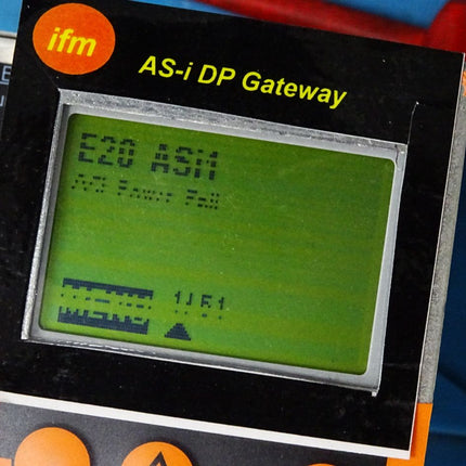 Ifm electronic AC1376 AS-i DP Gateway - Pixelfehler auf dem Display