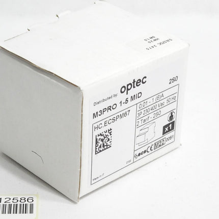 Optec M3PRO 1-5 MID HC.ECSPM67 2S0 Dreiphasen-Energiezähler / Neu OVP - Maranos.de