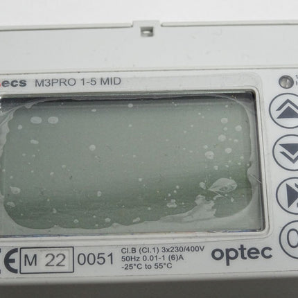 Optec M3PRO 1-5 MID Dreiphasen-Energiezähler - Maranos.de