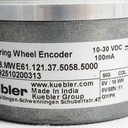 Kübler Measuring Wheel Encoder 8.MWE61.121.37.5058.5000 / Neuwertig - Maranos.de
