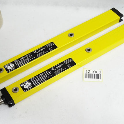 Wenglor Lichtgitter SG2-30BS021C1 Sender +  SG2-30BE021C1 Empfänger / Neu OVP - Maranos.de