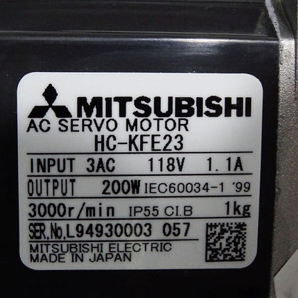 Mitsubishi AC Servo Motor 3000r/min HC-KFE23 200W / Neu OVP - Maranos.de