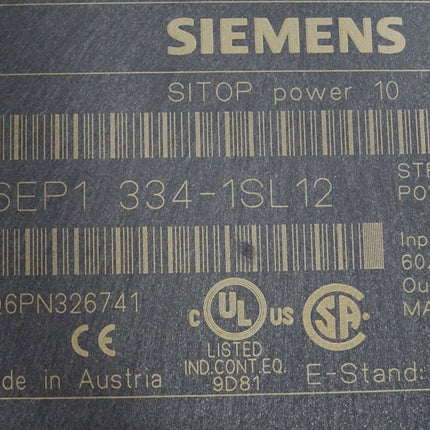 Siemens Sitop Power 10 6EP1334-1SL12 - Maranos.de