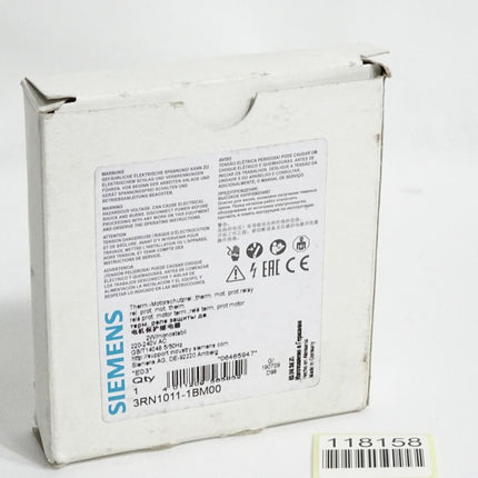 Siemens 3RN1011-1BM00 Thermistor-Motorschutz / Neu OVP